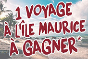 Un voyage à l'Île Maurice à gagner sur Chronodrive