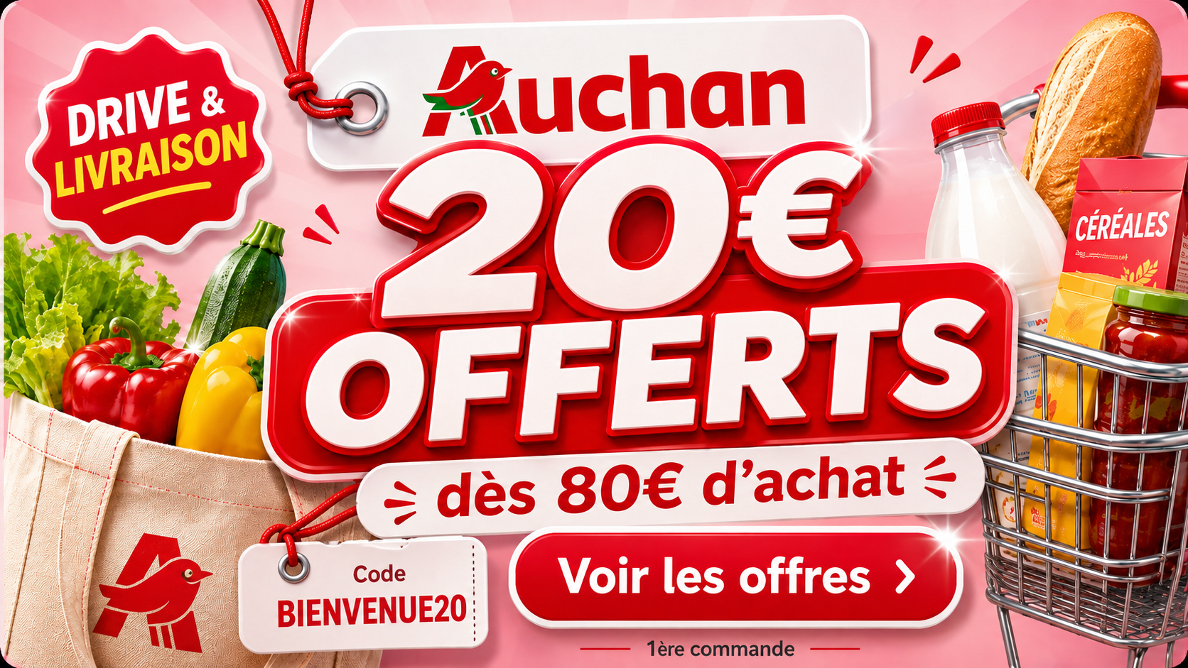 Auchan Drive et livraison