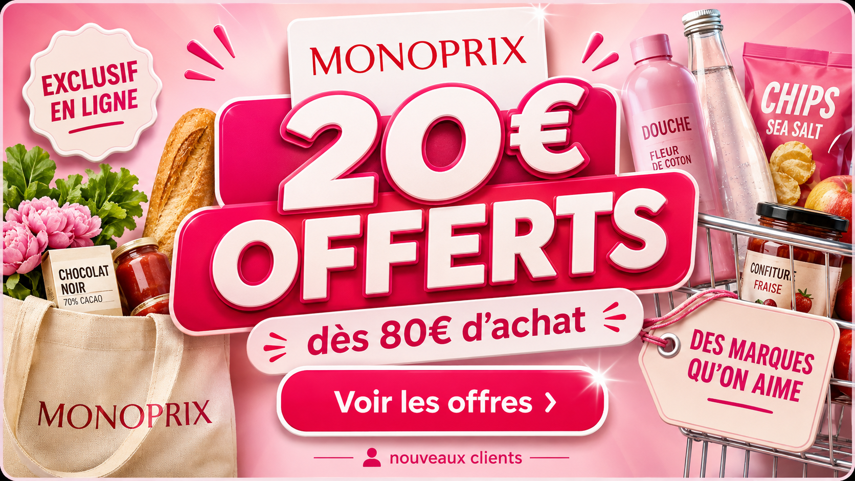 Monoprix : offres et courses en ligne