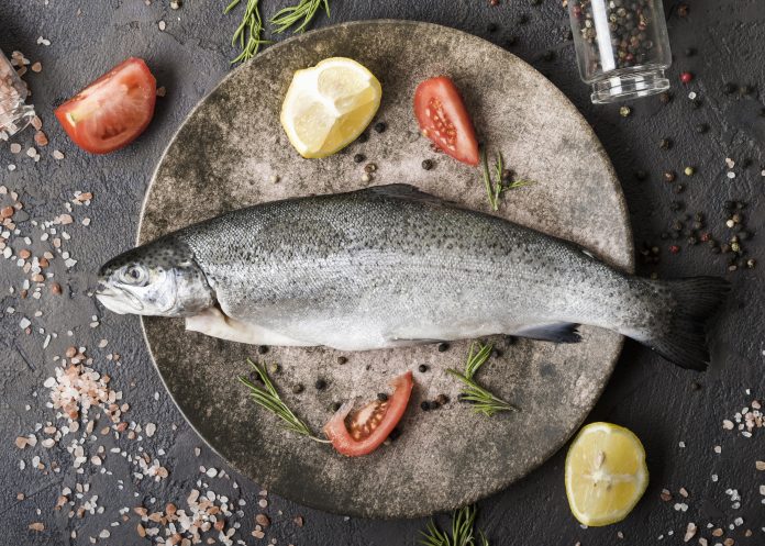 top-view-fish-plate-with-spices