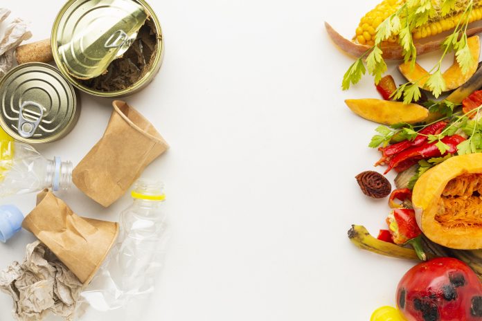arrangement-leftover-wasted-food-cans-veggies