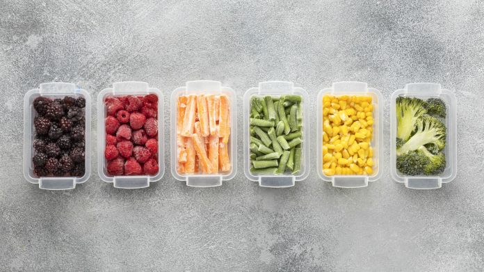 flat-lay-arrangement-frozen-food