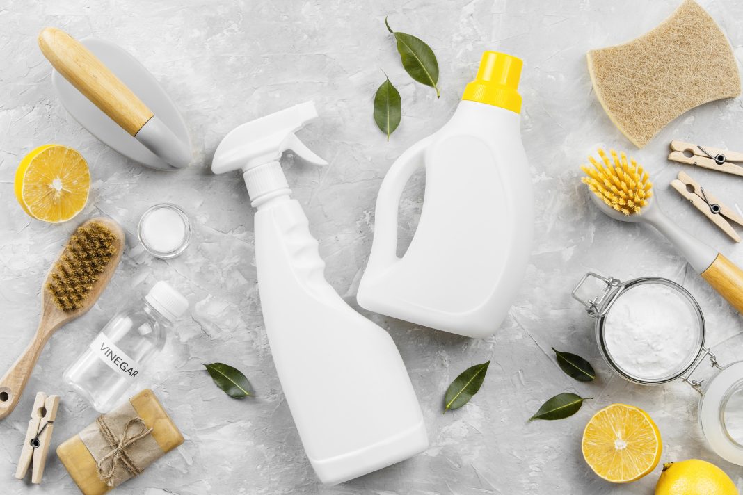 top-view-eco-friendly-cleaning-products-with-baking-soda-lemon